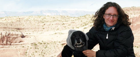 Juliet and Alex Boulder Pet Care Owner Juliet Rosenthal, and Her Best Friend Alex
